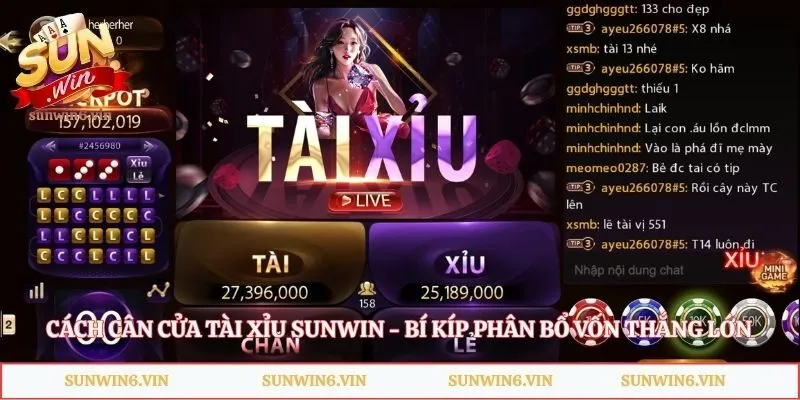 Cách Cân Cửa Tài Xỉu Sunwin - Bí Kíp Phân Bổ Vốn Thắng Lớn