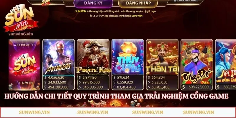 Giới Thiệu Sunwin - Sân Chơi Giải Trí Đẳng Cấp Châu Á 3 Hướng dẫn chi tiết quy trình tham gia trải nghiệm cổng game