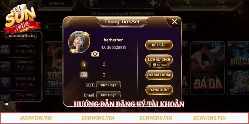 Hướng dẫn đăng ký tài khoản
