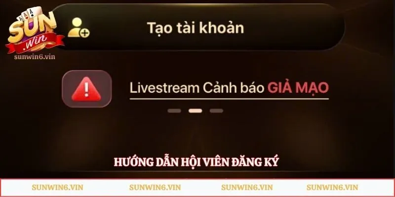 Đăng Ký Sunwin - Hướng Dẫn Các Bước Thực Hiện Chi Tiết 2 Hướng dẫn hội viên đăng ký