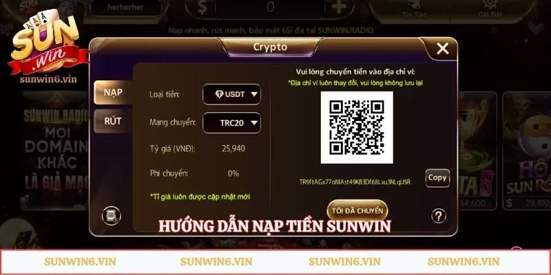 Nạp Tiền Sunwin - Chia Sẻ Cách Giao Dịch Nhanh, An Toàn 1 huong dan nap tien sunwin