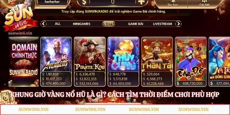 Khung Giờ Vàng Nổ Hũ Là Gì? Cách Tìm Thời Điểm Chơi Phù Hợp