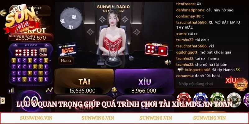 Lưu ý quan trọng giúp quá trình chơi tài xỉu MD5 an toàn