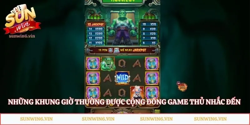 Những khung giờ thường được cộng đồng game thủ nhắc đến 
