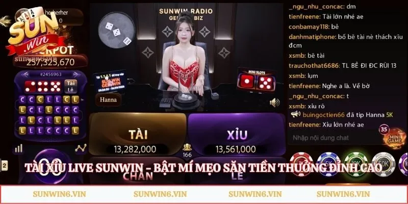 Tài Xỉu Live Sunwin - Bật Mí Mẹo Săn Tiền Thưởng Đỉnh Cao