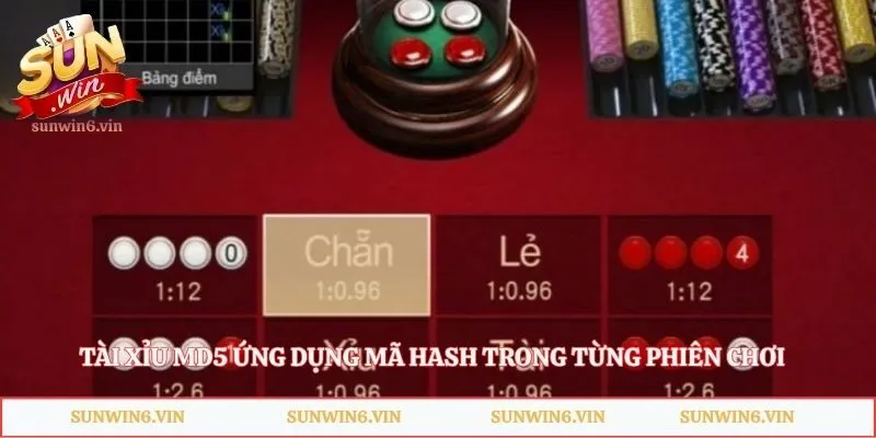 Tài xỉu MD5 ứng dụng mã hash trong từng phiên chơi