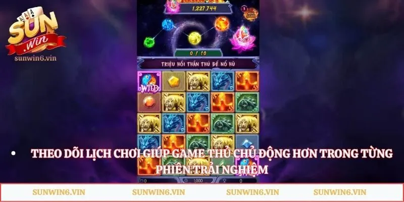 Theo dõi lịch chơi giúp game thủ chủ động hơn trong từng phiên trải nghiệm