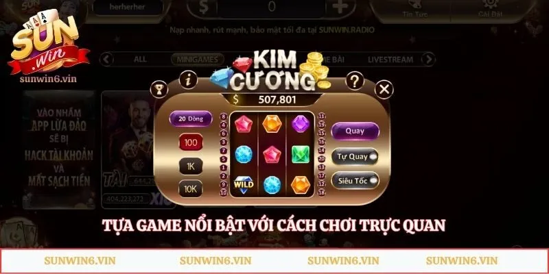 Kim Cương – Mini Game Giải Trí Hấp Dẫn Nhất Năm 2026 1 Tựa game nổi bật với cách chơi trực quan