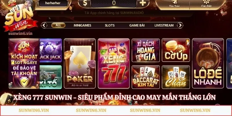 Xèng 777 Sunwin - Siêu Phẩm Đỉnh Cao May Mắn Thắng Lớn