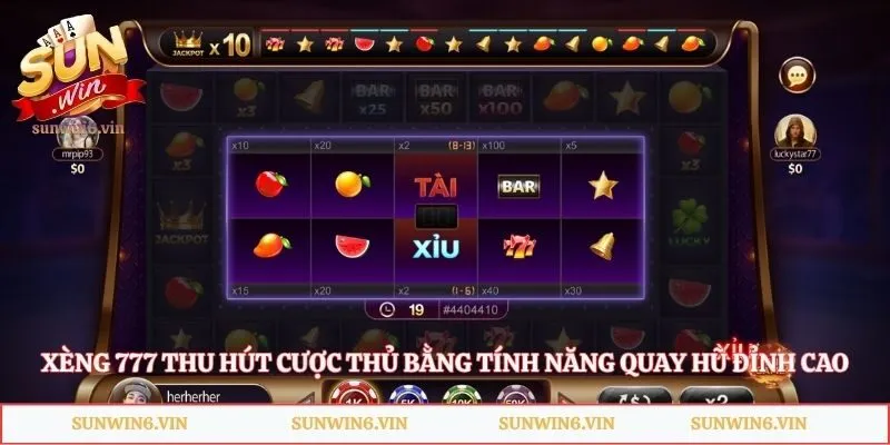 Xèng 777 Sunwin - Siêu Phẩm Đỉnh Cao May Mắn Thắng Lớn 1 Xèng 777 thu hút cược thủ bằng tính năng quay hũ đỉnh cao